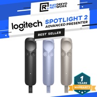 Logitech Spotlight 2 Advanced Presentation Remote Digital Laser Pointer Slide Annotation & Haptic Al