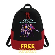 KPOP DEMON HUNTERS HUNTRIX CHILDREN'S BACKPACK FREE NAME PRINTING
