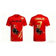 Ronaldo Match training jersey No. 7 Football jersey Autumn Sports Dry Quickly Men's T-Shirt Children