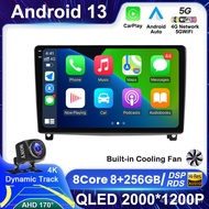 LP-6 WDH/SMT🛕QM Android 13 For Peugeot 407 1 2004 - 2011 Car Radio Video Multimedia Player Monitor Auto Navigation GPS A