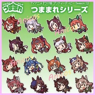 Uma Musume Pretty Derby Keychain Mcqueen Gold Ship Tannhauser Acrylic Pendant for Bag Decor