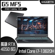 GIGABYTE 技嘉 G5 MF5-H2TW354KH 黑 (i7-13620H/RTX4050 6G/144Hz/16G/1T SSD/Win11 Home/FHD/15.6) 客製化電競筆電