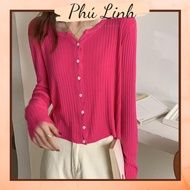 MS888 Women's mongtoghi knitted square button sweater