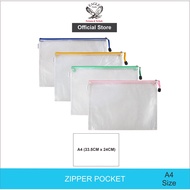 EAGLE Zipper Pocket Vinyl Net Pencil Case Vinyl Net Pencil Case PVC Zipper Pencil Case A4 E229