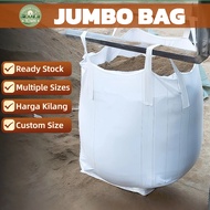 [READY STOCK] 300KG/1.2Ton/1.3Ton Heavy Duty Jumbo Bag BRAND NEW JUMBO BAG PP Woven Bag heavy duty b