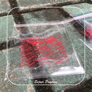 (Contents 500 pcs) 16x16 Bread Opp Plastic Screen Printing Packaging Plastic Screen Printing