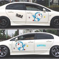 Doraemon Car Sticker Doraemon Cute Cartoon Body Door Scratch Decoration Doraemon Cat Unique Car Stic