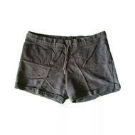 Giordano Grey Hot Pants Celana Pendek Cewek Wanita Original Second Merch Japan Korea Brand Vintage R