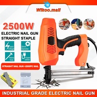 Portable Nail Gun 2500W Electric Nail Gun 220V Furniture Wood working Stapler Tacker  Heavy-Duty Ele