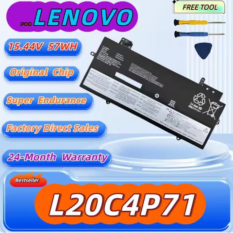 L20C4P71 L20M4P71 Battery For Lenovo ThinkPad X1 Carbon Gen 9 10 X1 Yoga 6th 7th Gen 6 7 Series Free