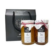 [HANTER FOOD] Korean Honey Bellflower Jujube Tea 250g + Honey Ginger Tea 250g Combo Pack