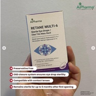 [NEW STOCK] AiPHARMA Retane Multi-6 Eye Drop 10ml [1 BOTTLE]
