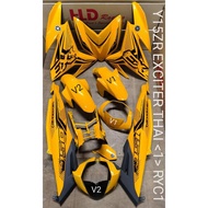 Y15ZR HLD COVERSET - Exciter Thai 1 [ Yellow Kuning ] V1 & V2