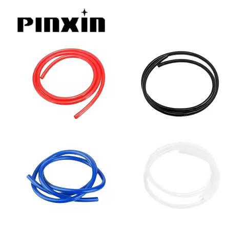 PinXin Motorcycle Oil Supply Pipe 1M Red Motorcycle Dirt Bike Fuel Gas Oil Delivery Tube Hose Line P