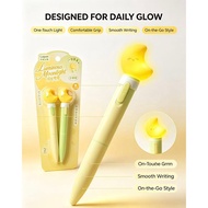 Lopet Brand Luminous Moonlight Gel Pen Set 2 Pieces Glow In The Dark Crescent Moon Design Cute Paste