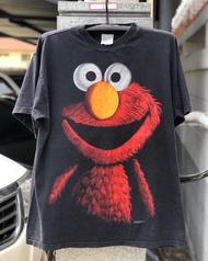 เสื้อยืดแขนสั้นอนิเมะ Sesame Street ดีไซน์การ์ตูนยุโรปและอเมริกาเหมาะสําหรับชุดลําลอง