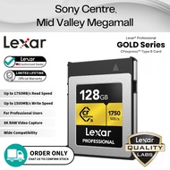 Lexar Professional CFexpress Type B Card GOLD Series | 128GB/256GB/512GB