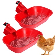 3/5/7/10cs Water Bowl Enlarge Square Shapefully Automatic Chickens Ducks Geese Drinking Equipment Wa