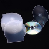 # OuRui # 1/3PCS Transparent Plastic Single Piece Round Disc Case CD Case Thickened CD DVD Disc Box 