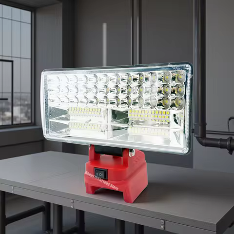 Power Tool Parts 8 Inch Work Lights Lamp Spotlight for Milwaukee for M18 for Dewalt DCB200 18V 20V L