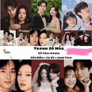 Coloring by Numbers 20x20 Kdrama Double OTPbag with frame and full accessories