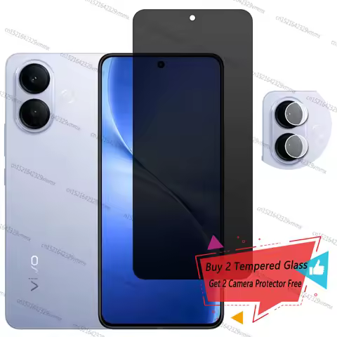 Privacy Tempered Glass For Vivo V60 Lite Privacy Screen Protector For Vivo V60 Lite Glass For Vivo V