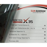 SUN BARRIER™ Magnetron Sputtering Window Film - Sun Barrier Sputter X 35, Sun Barrier Tinted Film, B