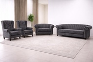 Chesterfield Sofa Baldu 2 Seater 3 Seater 2 Wing Chair Kerusi Baldu