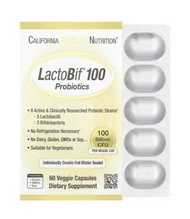 California Gold Nutrition LactoBif 100 益生菌