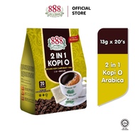 888 2 In 1 Kopi O / Black Coffee Arabica (13g x 20 Sachets)