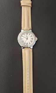 Brand NEW Folli follie watch orient vintage watch 正品 全新 金色 鑽圈 日期 皮帶 手錶 禮物