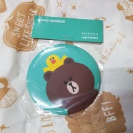 『清屋賤賣』【只順豐到付／不面交／不郵寄，單次購買$300或以上包順豐運費】 Line Friends Brown 熊大 X MISSHA 隨身鏡