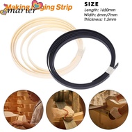 MARIER 2pcs Making Edging Strip Accessories ABS Suitable For Guitar Plastic Binding Edging