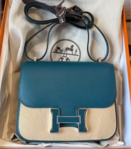🎠✨Hermes Mini Constance Mini Constance 深海檳綠 vert bosphore✨🎠