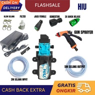 Alat Cuci Steam Portable Pompa Dc 12v Hiu 6.5Bar 100Psi 5Lpm / Paket Lengkap Alat Cuci Steam Motor d
