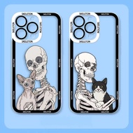 AM02 - BNRCASE Silicone Softcase Casing Cool SKELETON/TENGKORAK Image Ready For Type hp Infinix Hot 