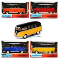 Kinsmart 1962 Volkswagen Classical Bus (Black Top) - KT5376 - Scale 1:32 - 12.7 cm – 160 gr – SNI