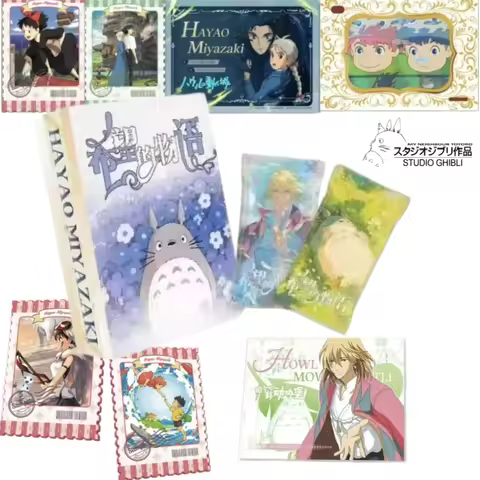 Miyazaki Animation Healing Journey Card Chihiro and Totoro Sky City Anime Collectible Card Game CCG 