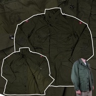 แจ็คเก็ตเดินป่า (Deadstock) Vintage 60/70s Norwegian Army M43 Field Jacket แจ็คเก็ตวินเทจ แจ็คเก็ตท