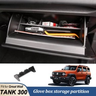 GWM tank 300 ที่นั่งผู้โดยสารกล่องถุงมือที่เก็บพาร์ทิชันการจัดเก็บรายการเบ็ดเตล็ดกล่องเก็บการปรับเป
