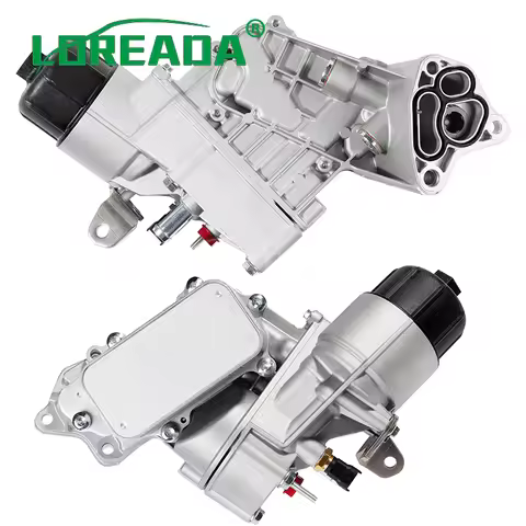 68525212AA Aluminum Oil Cooler W/Filter Housing Adapter For Jeep Grand Cherokee 2014-2019 3.0L V6 Di