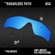 Anti-Scratch POLARIZED Replacement Lenses for Oakley RadarLock Path Asian Fit OO9206 Sunglasses Frame - Multiple Options