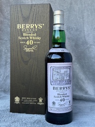Whisky. Berry Bros & Rudd Finest Blended Scotch Whisky Aged 40 Years