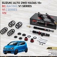 BC Racing V1 Series High Low Soft Hard Adjustable Absorber for Suzuki Alto 2WD HA36S 15+