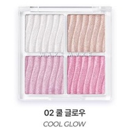 ✅พร้อมส่ง ถูกที่สุด ของแท้ WAKEMAKE GLOW CONTOURING HIGHLIGHTER PALETTE 7.8 g ไฮไลท์ พาเลท