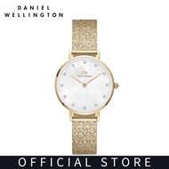 Daniel Wellington Petite 28mm Pressed Studio Lumine Gold MOP - Watch for women - Womens watch - Fashion watch - DW Official - Authentic - Crystals
