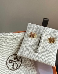 hermes mini pop H 耳環 New Gold