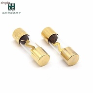 AUG10 * 38 glass car audio fuse tube gold-plated with 5AG32V10A15A60A50A70A80A100A
