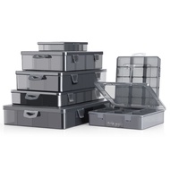Multi-Grid Spare Parts Box Transparent Plastic Electronic Device Grid Storage Box Winkle Grid Access