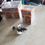 H4 3-legged non-LED motorcycle headlights, Osram 3-legged lights, 35 watt power, Original